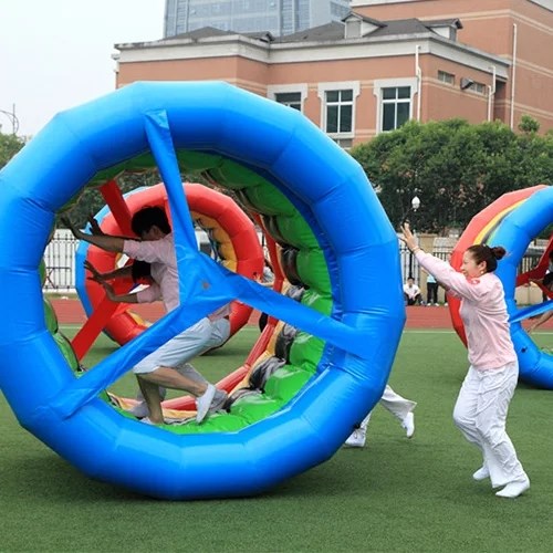 昌洒镇闯关滚筒球